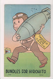 Military Comic Postcard - BUNDLES FOR HIROHITO - VT0288