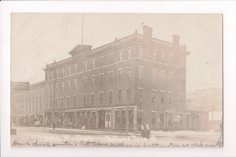 VT, BELLOWS FALLS  - Hotel Windam about 1907 - RPPC - F09027