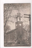 VT, BRANDON - Baptist Church - Telephone pole - RPPC - B06700