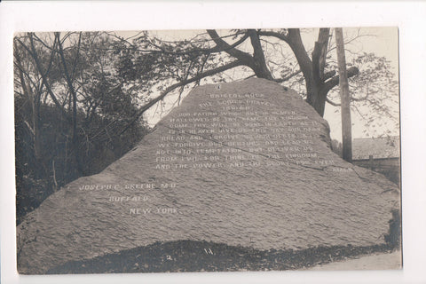 VT, Bristol - Prayer Rock closeup - RPPC - D05470