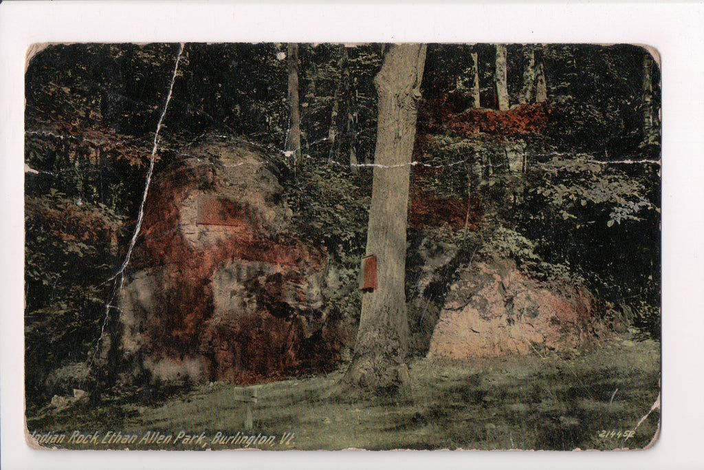 VT, BURLINGTON - Ethan Allen Park - Indian Rock - 500445 **DAMAGED / AS IS**