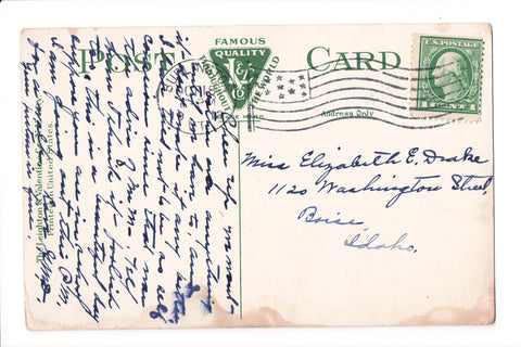 pm FLAG KILLER - VT, Burlington - 1912 cancel - C17722