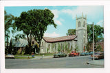 VT, BURLINGTON - St Pauls Episcopal Church, red and blue mailbox - D07250