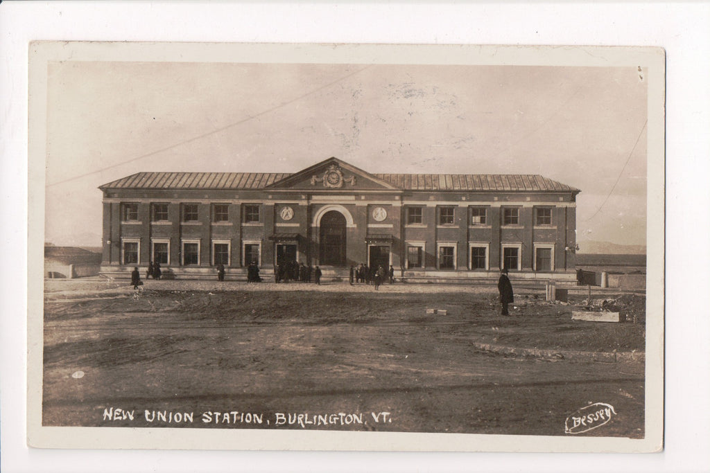 VT, BURLINGTON - Union Station (New) - Bessey RPPC - A10050