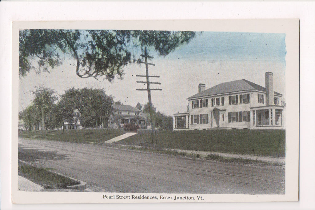 VT, Essex Junction - Pearl Street Residences, vintage postcard - JJ0653
