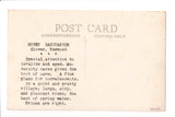 VT, Glover - Hovey Sanitarium, nurse, patient (ONLY Digital Copy Avail) - A10073