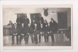 VT, GRANITEVILLE - Foresters of America - members posing on stage - RPPC - D0820