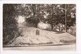 VT, Jeffersonville - Stone Monument, Memorial Rock - RPPC - T00055