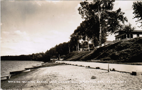 VT, MALLETTS BAY - Bayside Beach, Camps - RPPC - R01094