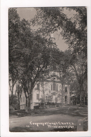 VT, MIDDLEBURY - Congregational Church - RPPC - A10139