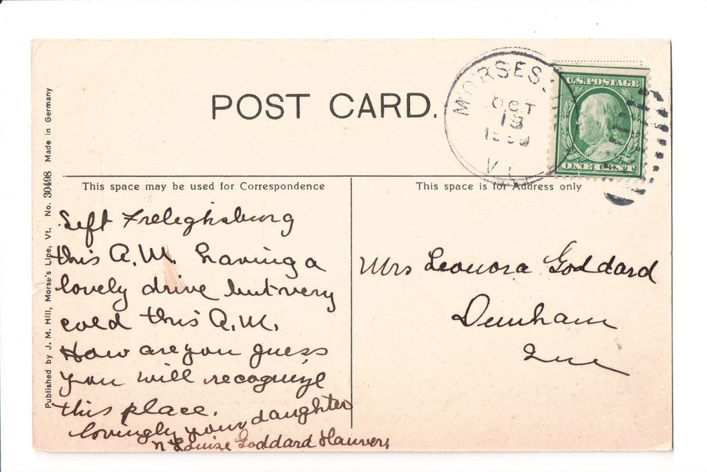 pm DPO - VT, Morses Line  -  cancel - Helbock S/I #3 - C17480