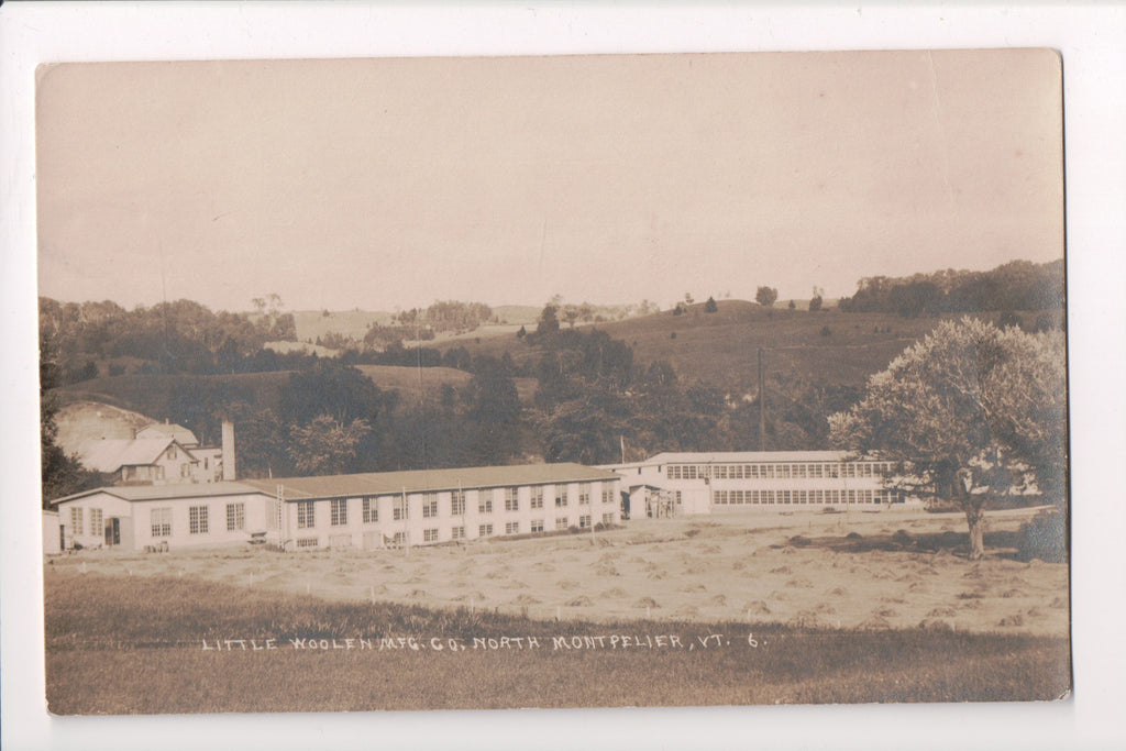 VT, NORTH MONTPELIER - Little Woolen Mfg Co - RPPC - C08749