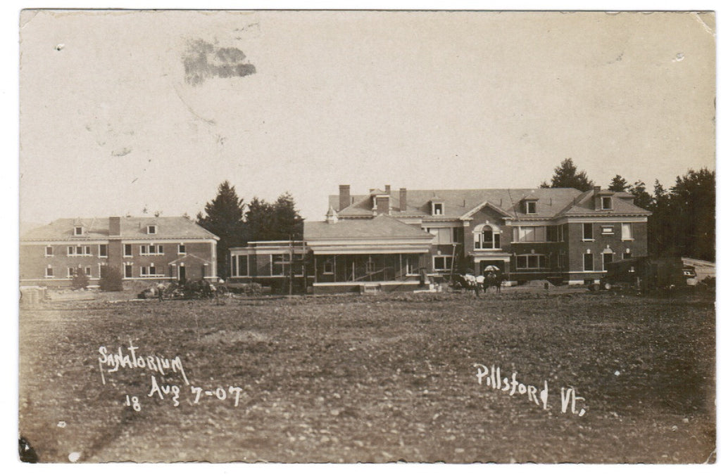VT, PITTSFORD - Sanatorium during construction? - RPPC - SH7224