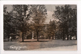 VT, Rochester - Monument in a park - RPPC - F09019