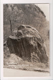 VT, SMUGGLERS NOTCH - KING ROCK closeup - Fuller RPPC - D07165