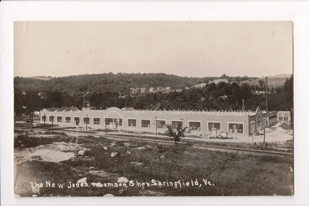 VT, Springfield - Jones and Lamson Shop (new) - RPPC - A10085