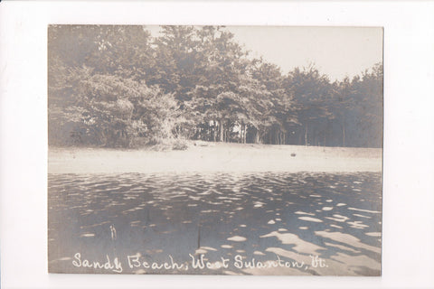 VT, WEST SWANTON - Sandy Beach - RPPC - B11435