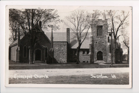 VT, Swanton - Episcopal Church - RPPC - A10069