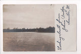 VT, SWANTON - view from Johns Bridge - RPPC - B11012