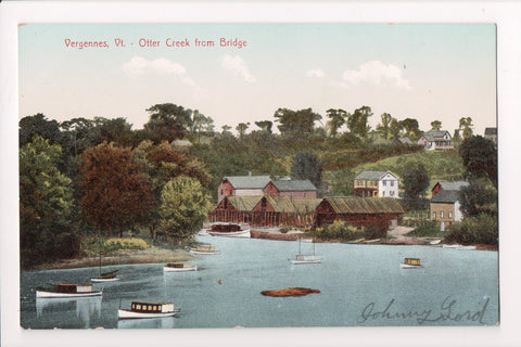 VT, VERGENNES - Otter Creek from Bridge - T00158