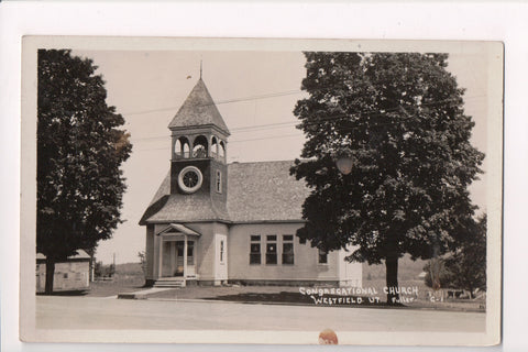 VT, Westfield - Congregational Church - Fuller RPPC - 405286