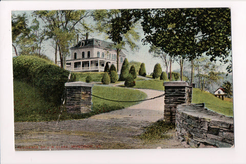 VT, Windsor - J R Clark Residence, @1913 postcard - T00003