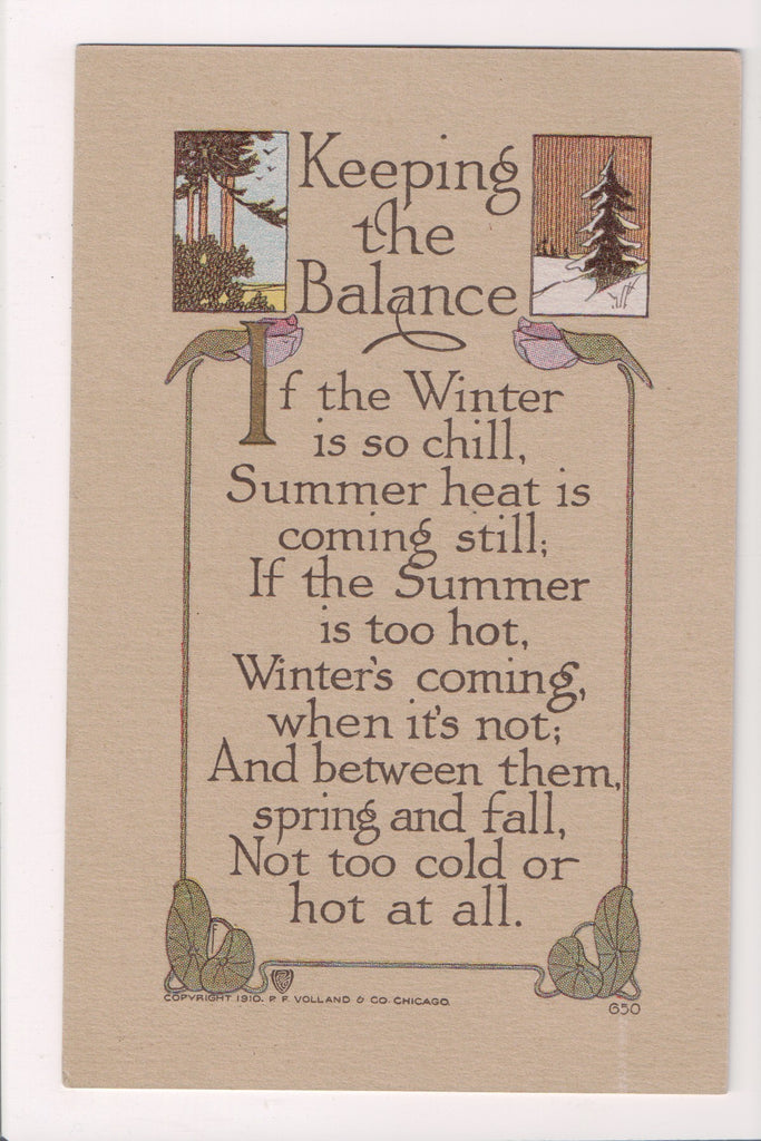 Greetings - Volland #650 (SOLD, only email copy avail) W00156
