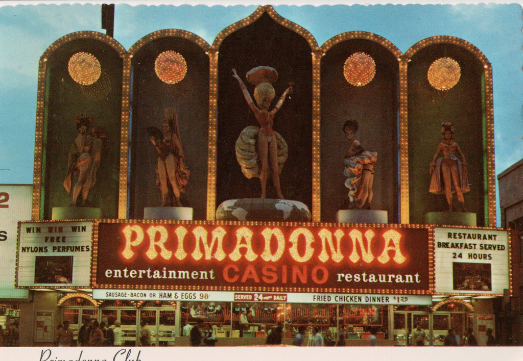 NV, Reno - Primadonna Casino, Restaurant postcard - w00359