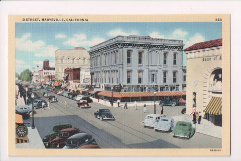 CA, MARYSVILLE - D Street - Street Scene, Schneiders - w00523
