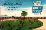 SC, PEE DEE - Midway Motel (new in 1953) postcard - w00623