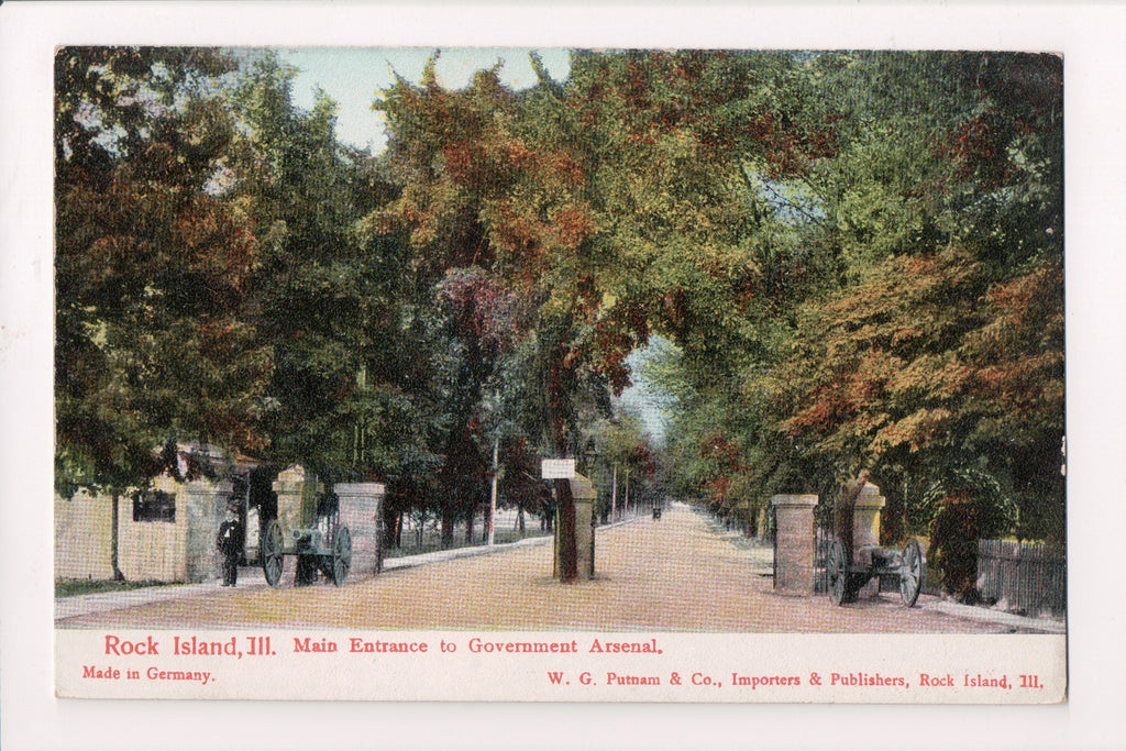 IL, ROCK ISLAND - GOVERNMENT ARSENAL main entrance - w00677