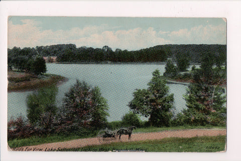 MA, Haverhill - Lake Saltonstal, horse and buggy - w00928