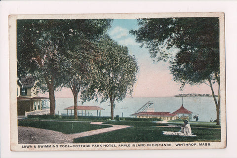 MA, WINTHROP - Cottage Park Hotel and Apple Island - w00946