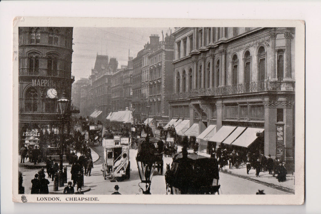 Foreign postcard - CHEAPSIDE, London, England - Tuck card - w01098