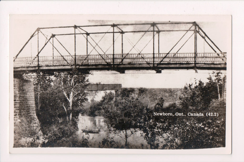 Canada - NEWBORO, ON - narrow Steel Bridge (original SOLD) - w01213