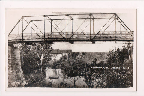 Canada - NEWBORO, ON - narrow Steel Bridge (original SOLD) - w01213
