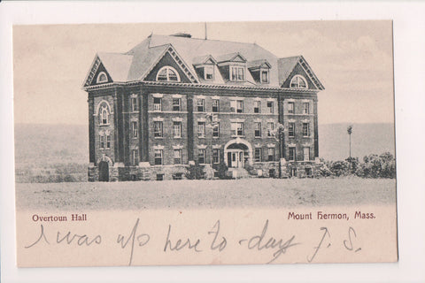 MA, Mount Hermon - Overtoun Hall - 1907 view - w01250