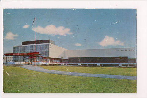 CA, LOS ANGELES - CBS Television City building postcard - w01332