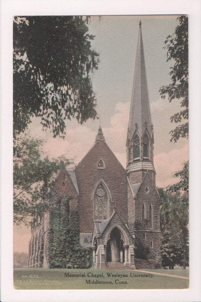 CT, MIDDLETOWN - Wesleyan University, Memorial Chapel - w01503