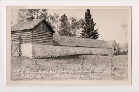 WY, Fort Bridger - Old Pony Express stable, Correll, Trail - RPPC - w01604