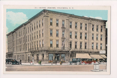 SC, Columbia - HOTEL JEROME postcard - w01629