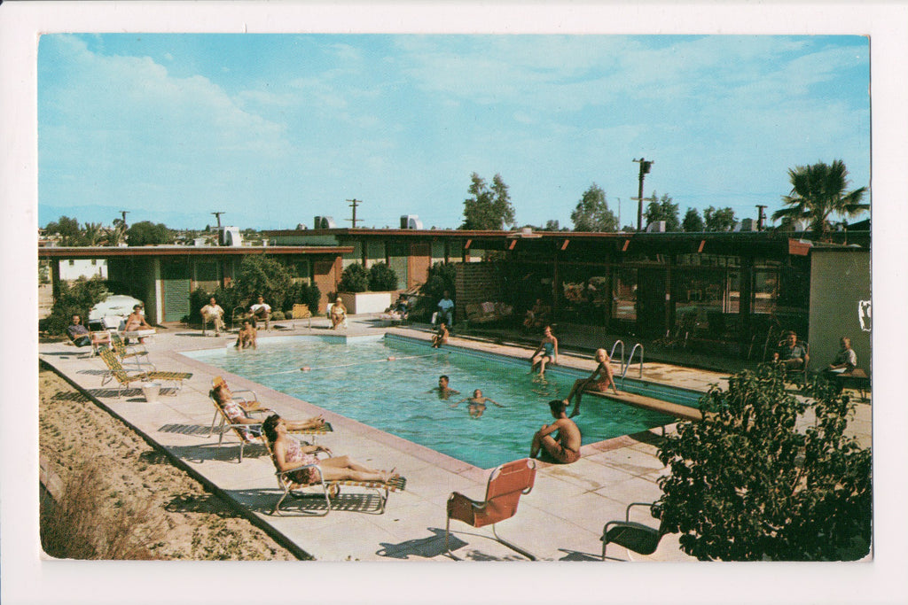 CA, Del Rosa? - Terrace Motel - 1954 postcard - w01760