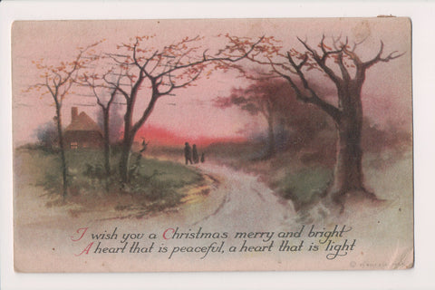 Xmas postcard - Christmas - Clapsaddle signed - w02330