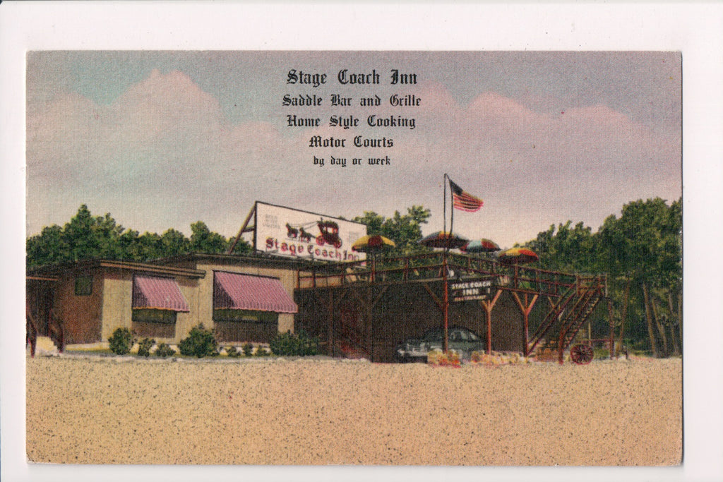 PA, Sand Springs - Stage Coach Inn Restaurant postcard - w02382