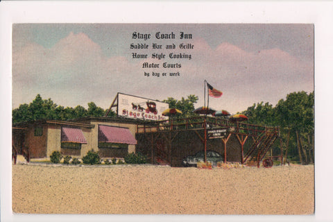PA, Sand Springs - Stage Coach Inn Restaurant postcard - w02382