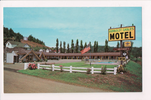 CA, RIO DELL - Humboldt Gables Motel - postcard - w02398