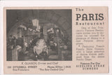 CA, SAN FRANCISCO - Paris Restaurant interior postcard - w02908