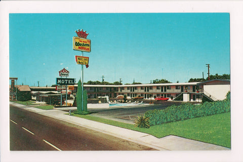 CA, Merced - Carousel Motel - older postcard - w02938