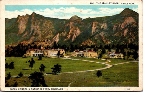 CO, Estes Park - Stanley Hotel, buildings in Rocky Mountain Nat'l Park - w02949