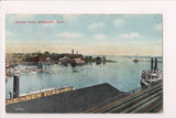 CT, BRIDGEPORT - Harbor view - 60 cent fare to NY - w02951